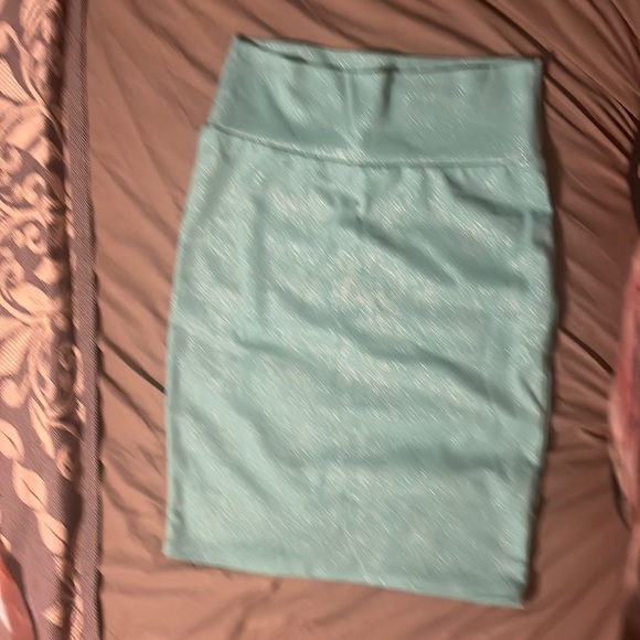 Lularoe sparkly blue pencil skirt (S) - Picture 1 of 4
